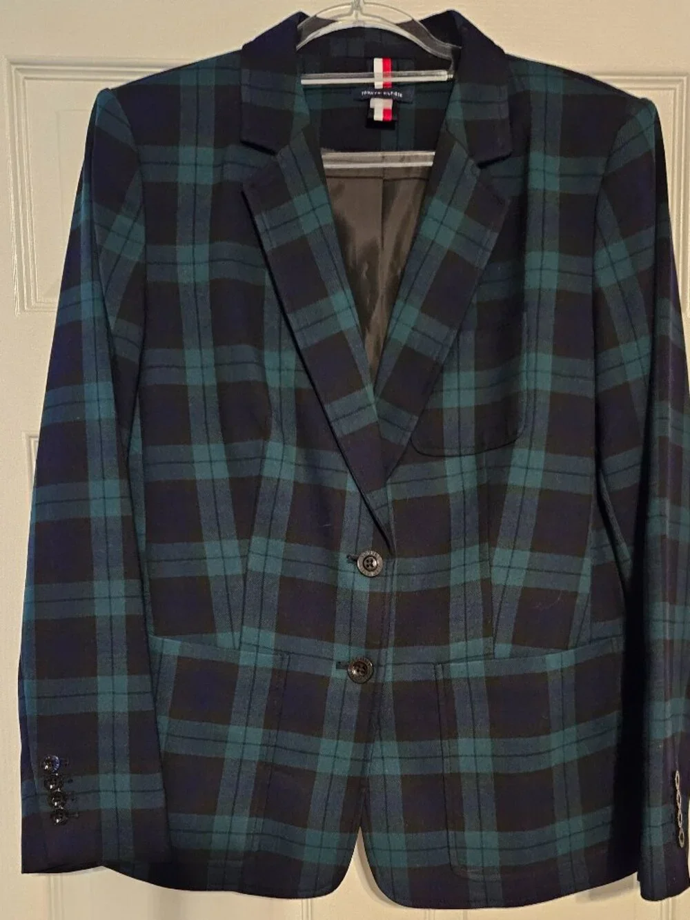 Tommy Hilfiger Plaid Blazer Size 16